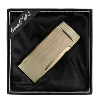 Złota Zapalniczka Gazowa Żarowa Mocnym i Regulowanym Płomieniem Gentelo