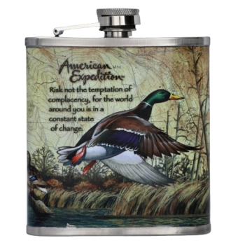 Elegancka Piersiówka Stal Nierdzewna 7 OZ - Gentelo, Czarna