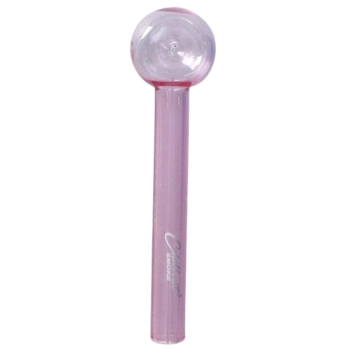 Cygarniczka Szklana Fifka Lufka Dulawka Fajeczka Łyżeczka Różowa 12 cm