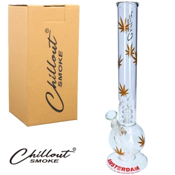 Bongo Szklane Chillout Smoke 45 cm perkolator Fajka Wodna 18,8 mm