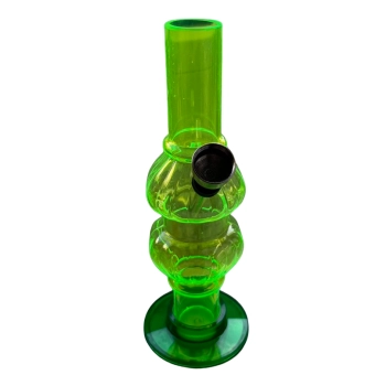 Akrylowa Fajka Wodna Bonio 16 cm Zielona - Model Bez Wzorów