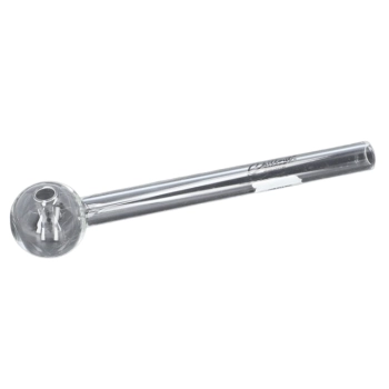 Szklana Fajka do Olejku 15 cm Klasyczna Przezroczysta Chillout Smoke