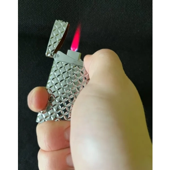 Zapalniczka Gazowa Żarowa Prezentowa Srebrna