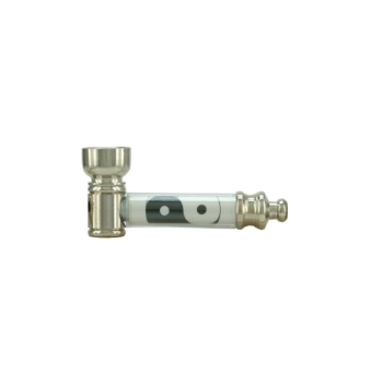 Metalowa Lufka Aluminiowa Coney 6,7 cm z Pokryciem Szkłem