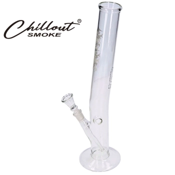 Bongo Szklane Chillout Smoke Wysokość 36 cm Fajka Wodna Tribal 14,5 mm