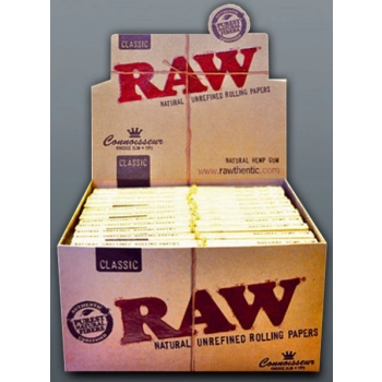 Bibułki RAW Classic z Filtrami Bletki do Skrętów Naturalne 110 x 44 mm
