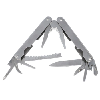 Srebrny Zestaw Prezentowy Latarka + Kombinerki w Czarnym Pudełku Gentelo