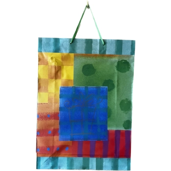 Elegancka Torebka Prezentowa Laminowana na Upominek - Ozdobna Torba 45x32x10.5 cm, Idealna na Prezent z Oryginalnym Opakowaniem
