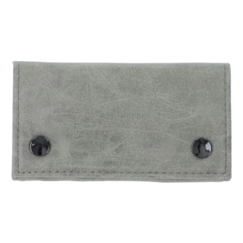 Etui na Tytoń w Jednolitym Kolorze bez Wzorów Portfel jasny Szary