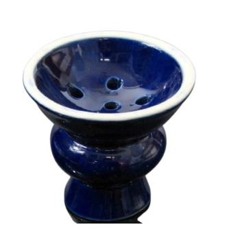 Cybuch do Shishy Hookah Bowl do Sziszy Ceramiczny Duży Niebieski