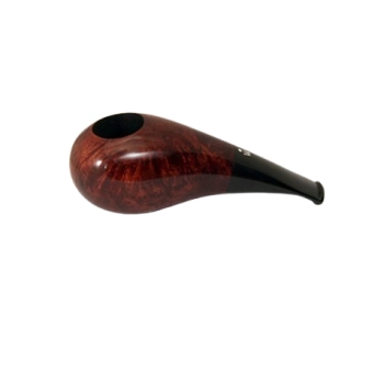 Fajka z Wrzośca Gładka ze Skraplaczem Wymienialnym Filtrem Ø 9mm Worobiec