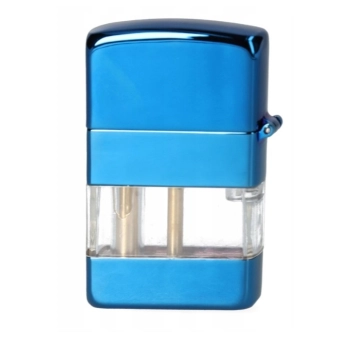 Niebieska Zapalniczka Benzynowa Prezentowa W Eleganckim Opakowaniu xtech