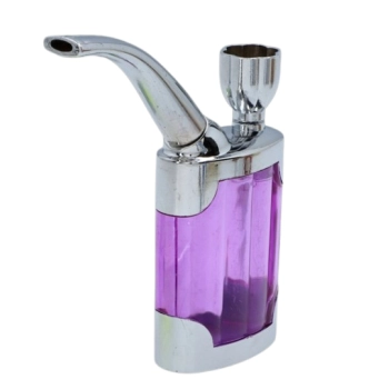 Fioletowa Mini Fajka Wodna Smoke Mini do Suszu Tytoniu Ziół Chillout Smoke