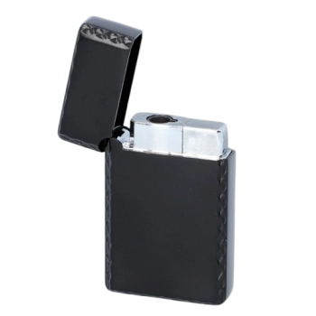 Zapalniczka Prezentowa Żarowa Metalowa Gazowa Turbo Płomień Czarna Gentelo