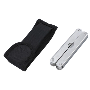 Srebrny Zestaw Prezentowy Latarka + Kombinerki w Czarnym Pudełku Gentelo