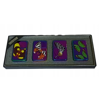 Zapalniczka Benzynowa Tristar z Motylem - Tęczowy Design