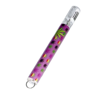 Cygarniczka Szklana Fifka Lufka ze Szczoteczką 11 cm Chillout Smoke