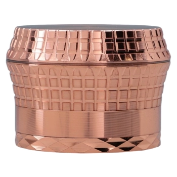 Miedziany Grinder Crusher Młynek do Tytoniu Ziół CBD Suszu bez Wzorów