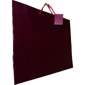 Elegancka Brązowa Torebka Prezentowa Adar 44x33x10 cm