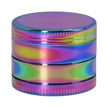 Crusher Grinder Młynek do Tytoniu Suszu Ziół CBD 4-częściowy Tęczowy