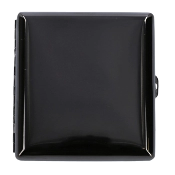 Czarna Metalowa Papierośnica Klasyczna Z Blaszkami Na Papierosy Gentelo